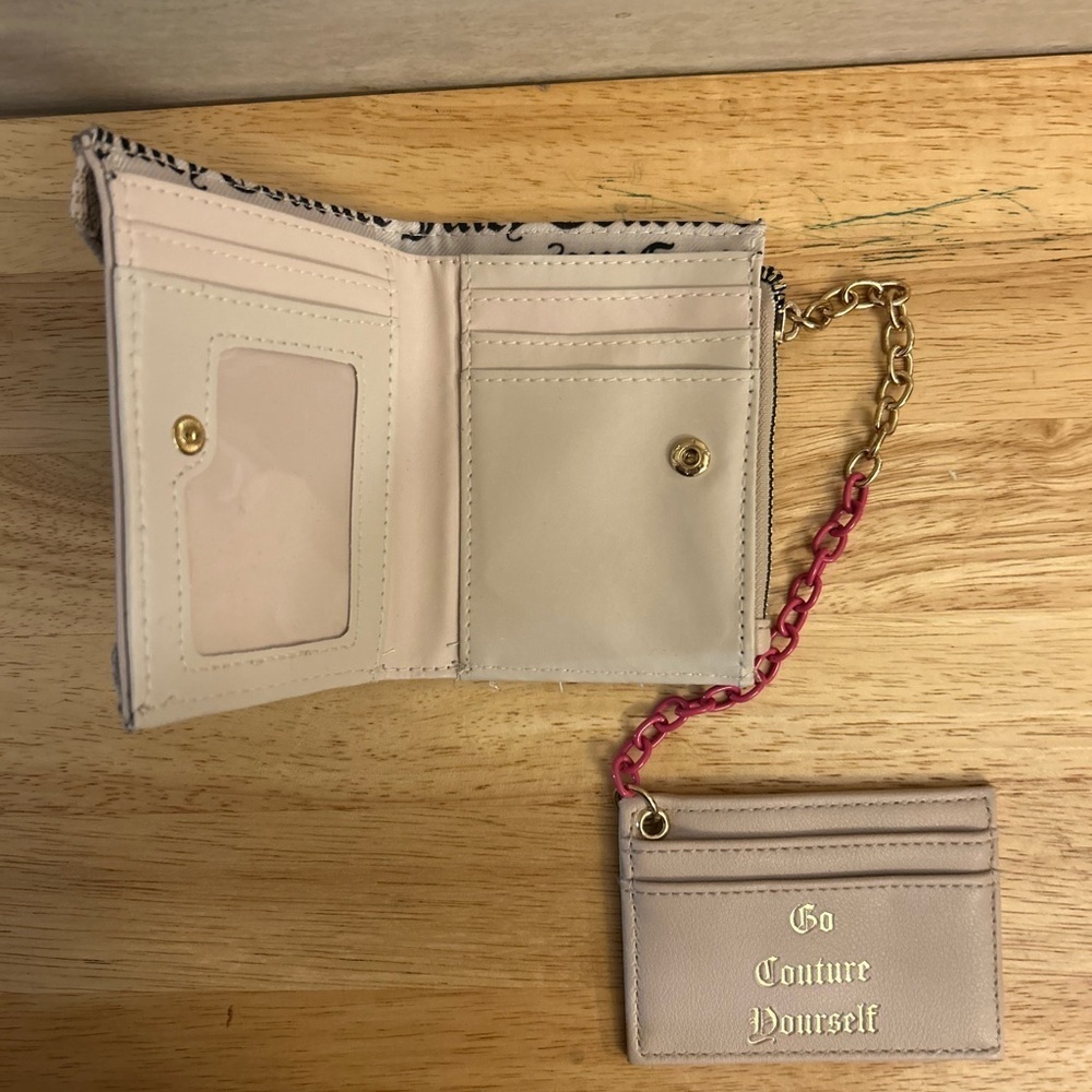 Juicy Couture “Can't Tame Her" bifold wallet with a pullout card holder. - Picture 6 of 16